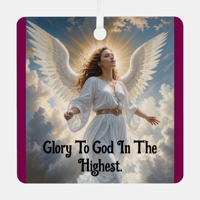  Two Beautiful Angels Ornament (Front)