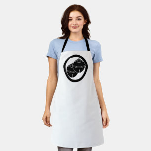 Two bells in a circle apron