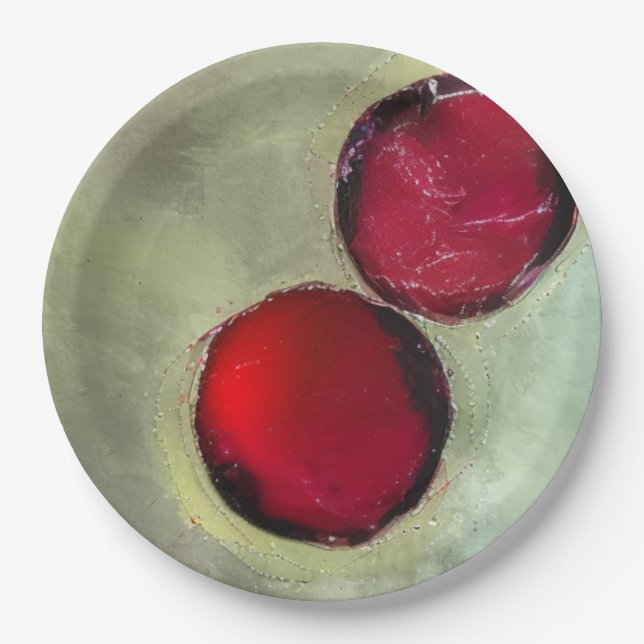 Two Berries Paper Plate (Front)