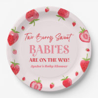 Two Berry Sweet Babies Strawberry Twin Baby Shower