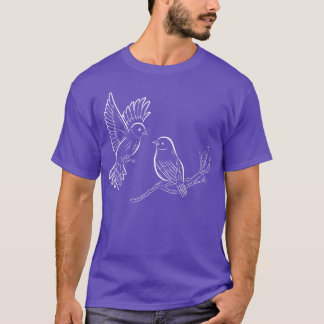 two bird white friends T-Shirt