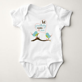 Two birds "First Grandbaby" Baby Bodysuit