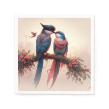 Two birds Flat Thank You Card