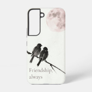 Two Birds Sumi-E Friendship, Always Samsung Galaxy Case