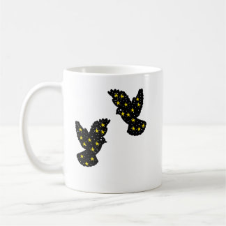 Two Birds Zodiac Silhouette Mug – Dual Harmony
