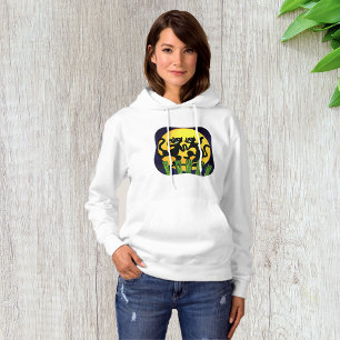 Two Black Cats Hoodie