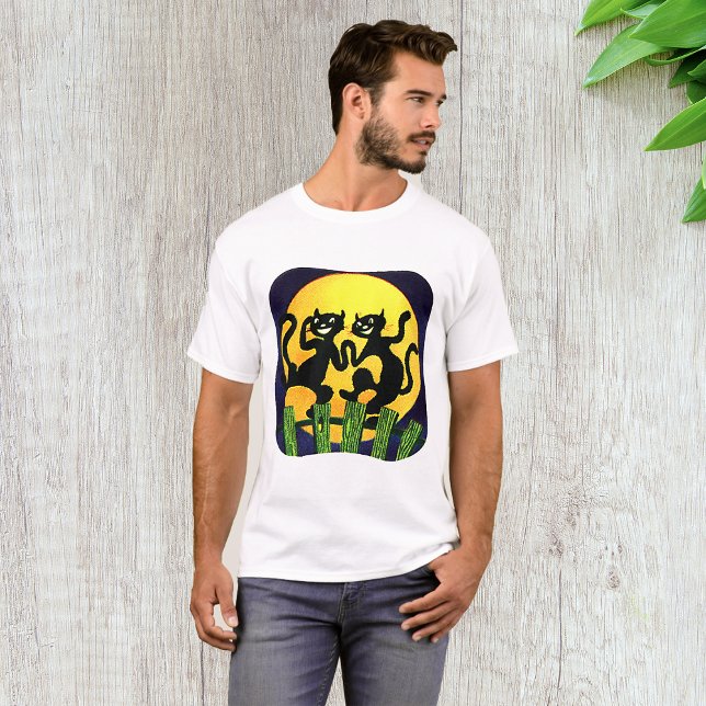 Two Black Cats T-Shirt (Creator Uploaded)