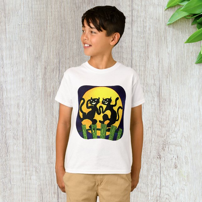 Two Black Cats T-Shirt (Creator Uploaded)