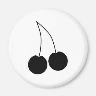 Two Black Cherries. Magnet