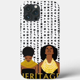 Two Black Women Wearing Tribal Necklaces Case-Mate iPhone 13 Pro Max Case