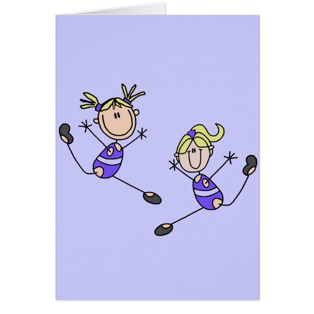 Two Blonde Girl Gymnast Tshirts and Gifts (Front)