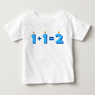 Two Blue 2nd Birthday Baby Boy T-Shirt