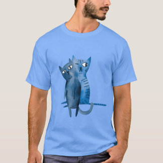 Two blue cats vintage T-Shirt