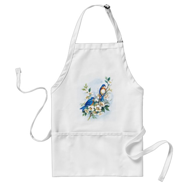 Two Bluebirds Standard Apron (Front)