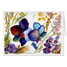 Two BlueOrchids Card 37 Card