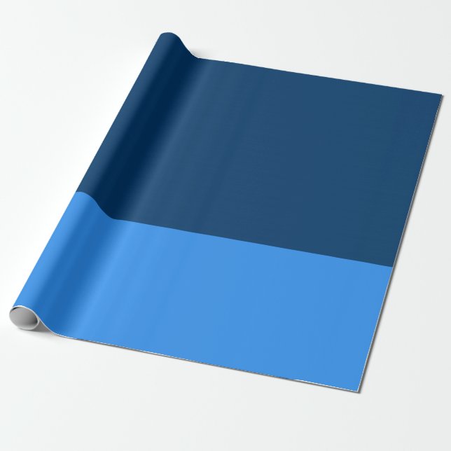 Two Blues Support Your Local Police Wrapping Paper (Unrolled)