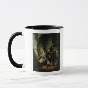 Two Boys Dressing Up as Soldiers Mug