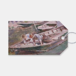 Two Boys in a Boat (by Theodore Robinson) Gift Tags