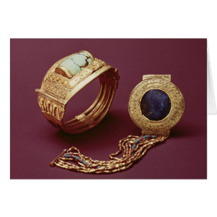 Two bracelets, from the Tomb of Tutankhamun