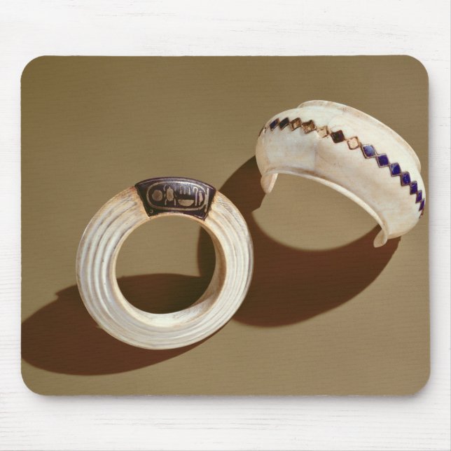 Two bracelets, from the Tomb of Tutankhamun Mouse Mat (Front)