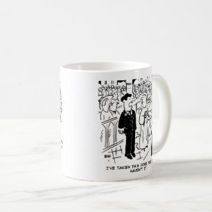 Two Bridegroom Theme Cartoons. Coffee Mug