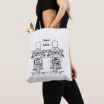 Two Brides Biker Motorcycle Wedding Tote Bag<br><div class="desc">Biker motorcycle Wedding Tote Bag.
Wording can be edited if you would like to change the font. You can also change the font size and placement.</div>