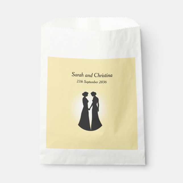 Two Brides Favour Bags (Front)