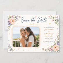 Two Brides Photo Save the Date
