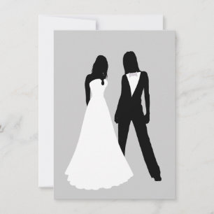 Two Brides Wedding Invitation
