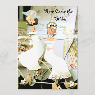 Two Brides Wedding Invitation