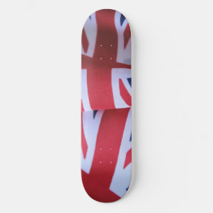 two British flags skateboard 8-1/2"