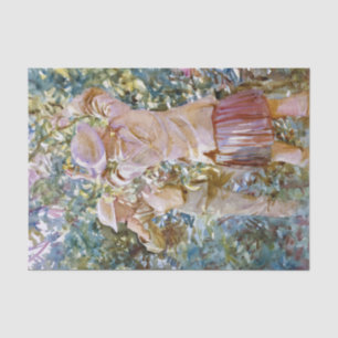 Two British Soldiers Picking Apples in an Orchard Tissue Paper