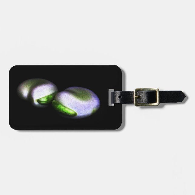Two Broad Beans cd lta Luggage Tag (Front Horizontal)