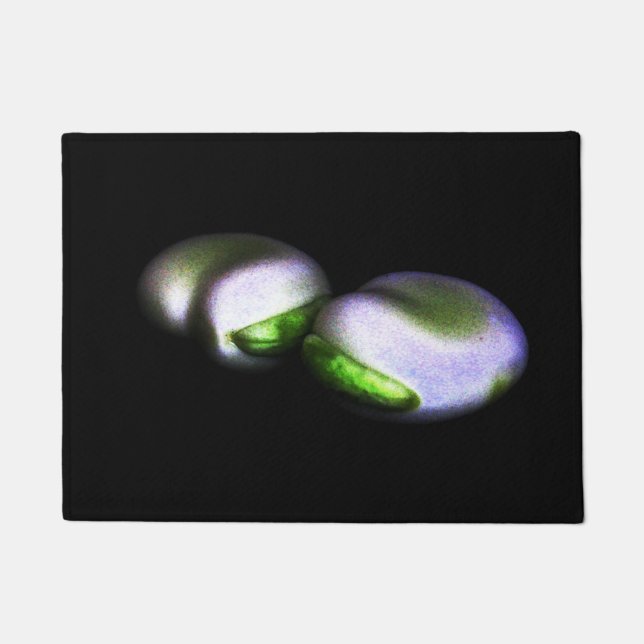 Two Broad Beans dmcna Doormat (Front)