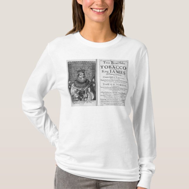 'Two Broadsides Against Tobacco T-Shirt (Front)