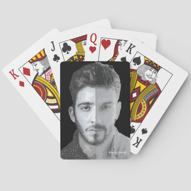 Two Brothers Legend, Kraków, Poland Myth Playing Cards (Back)