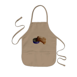 Two Brown Guinea Pigs, Kids Apron