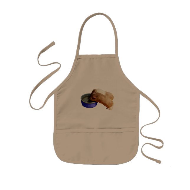 Two Brown Guinea Pigs, Kids Apron (Front)