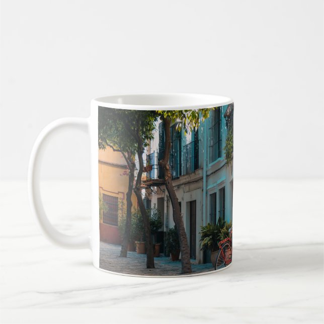 Two brown table outside coffee mug (Left)