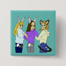 Two bunnies and a kitty