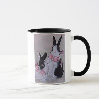 Two bunnies mug