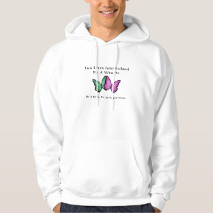 Two Butterflies Are One Hoodie