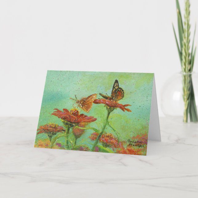 “Two Butterflies” Card (Front)