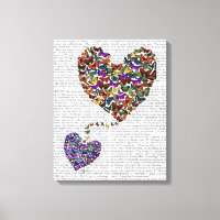 Two Butterfly Hearts