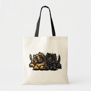 Two Cairn Terriers Tote Bag