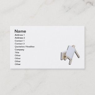 Two Canvas Easel Business Card