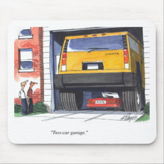 Two Car Garage Mouse Mat