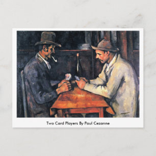 Two Card Players By Paul Cezanne