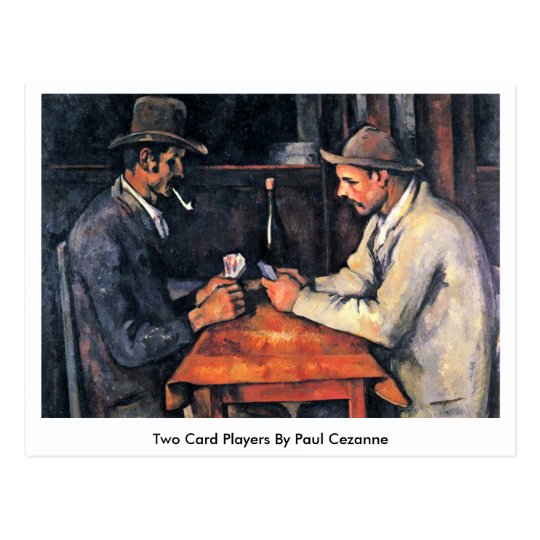 Two Card Players By Paul Cezanne