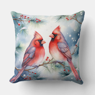 Two Cardinals Cushion